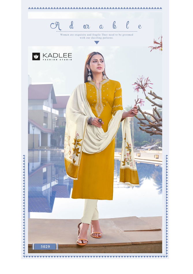 Shanaya Vol 5 By Kadlee Readymade Salwar Suits Catalog